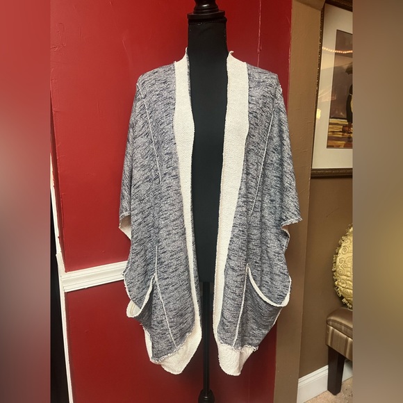 Soft Surroundings Women’s Cardigan Grasse Open Front Sleeveless Sweater Sz L/XL - Picture 2 of 16